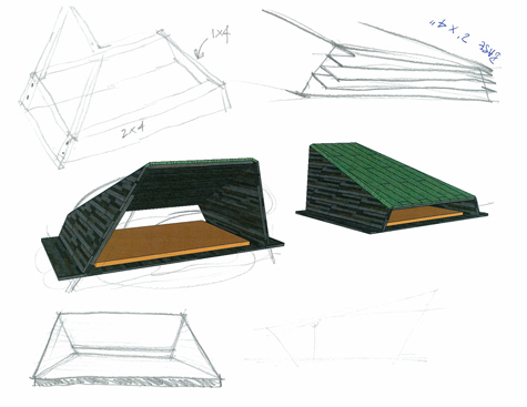 BRAVE / ARCHITECTURE Barkitecture 2010 Houston Pavilions Dog House PupSquad Pup Squad