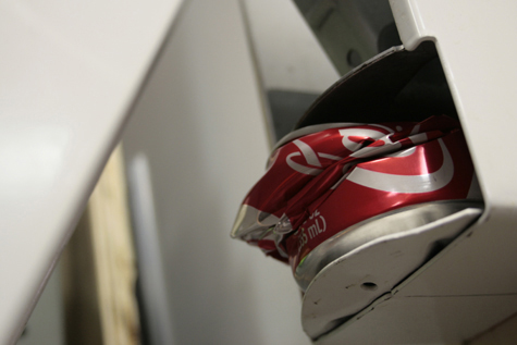 Pics of the Week Smash ::: Coke Smash © Peter Ho Photo of Coca Cola Coke Can Crushed Recycling
