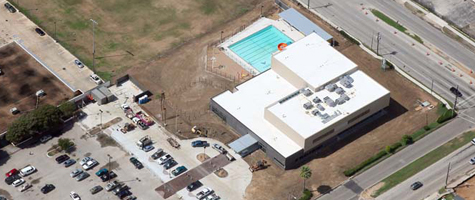 Houston Texans YMCA Aerial View in Houston Texas Brave Architecture Houston Architecture Firm