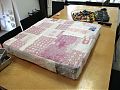 15 September 2010: Barkitecture Dog House gets its bed cushion