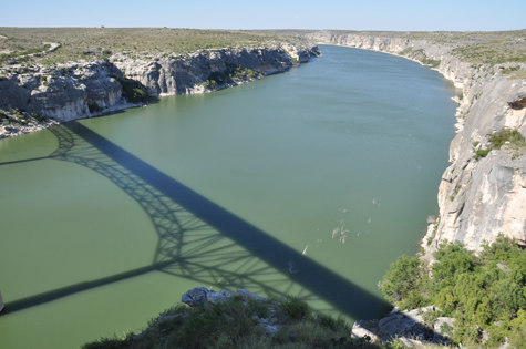 Pics of the Week Metaphor ::: Untitled © Fernando L. Brave, AIA Photo of a Bridge's Shadow over a River