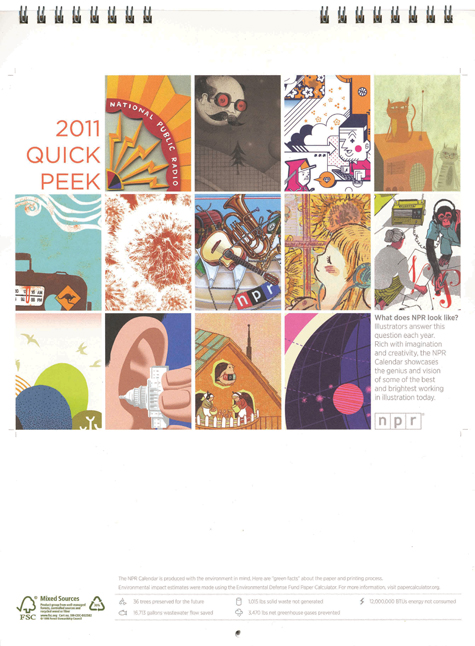 NPR 2011 Calendar National Public Radio 2011 Calendar