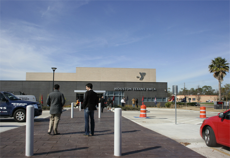 Houston Texans YMCA Ribbon Cutting Ceremony January 2011 in Houston Texas Brave Architecture Houston Architecture Firm