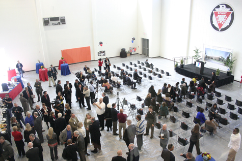 Houston Texans YMCA Ribbon Cutting Ceremony January 2011 in Houston Texas Brave Architecture Houston Architecture Firm
