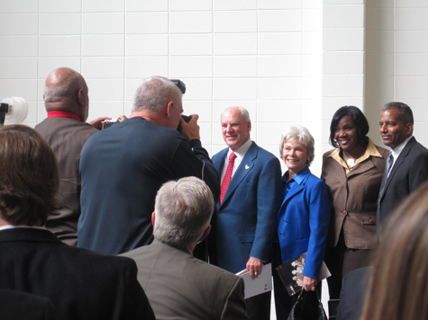 Houston Texans YMCA Ribbon Cutting Ceremony January 2011 in Houston Texas Brave Architecture Houston Architecture Firm