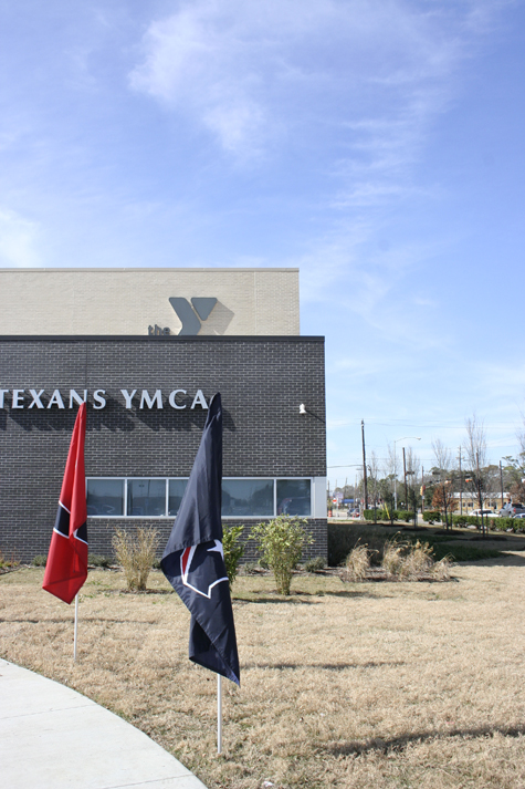 Houston Texans YMCA Ribbon Cutting Ceremony January 2011 in Houston Texas Brave Architecture Houston Architecture Firm